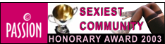 Passion Online Sexiest Community Site Award